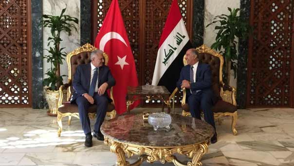 العبادي ويلدريم يؤكدان على تعزيز العلاقات بين البلدين وانسحاب القوات التركية من بعشيقة