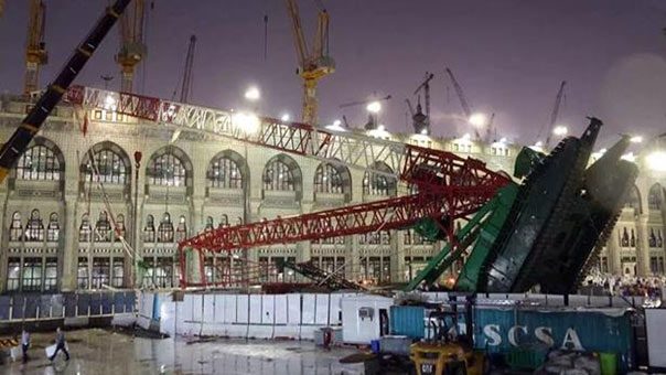 السعودية: اعترافات تؤكد عدم وجود رخصة لتشغيل رافعة الحرم المكي