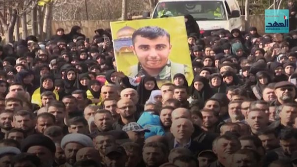 حزب الله يشيّع الشهيد علي حسين سلطان في بلدة الصوانة الجنوبية