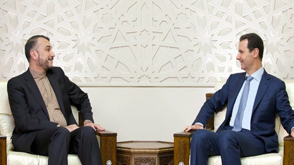 الأسد لعبداللهيان: نجاح اتفاق وقف إطلاق النار سيكون مدخلا لعودة الاستقرار إلى سوريا