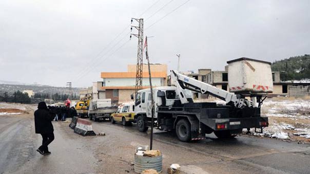 ورشات الإصلاح تدخل منشأة نبع عين الفيجة تمهيدا لإعادة ضخ المياه إلى دمشق