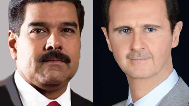 الرئيس الأسد لمادورو: ما تتعرض له سورية وفنزويلا هو ثمن لتمسكهما بسيادتهما وقرارهما المستقل