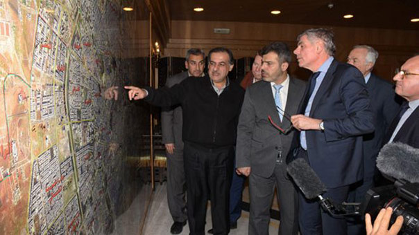 وفد برلماني بلجيكي من حلب: الحكومات الأوروبية دعمت الإرهابيين الذين يريدون تدمير سوريا