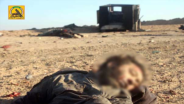 بالصور: مقتل 20 مسلحًا لـ&rsquo;داعش&rsquo; بينهم انتحاريون قرب منطقة &rsquo;الحجف&rsquo; في تلعفر