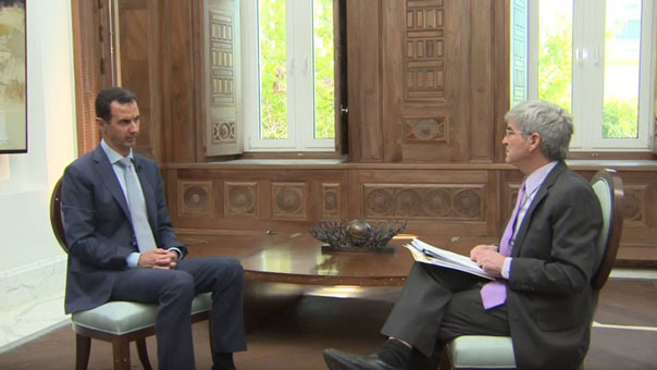 بالفيديو .. الرئيس الأسد: مسؤوليتي إعادة الاستقرار لسوريا لايجاد الملاذ الآمن للاجئين للعودة الى بلدهم