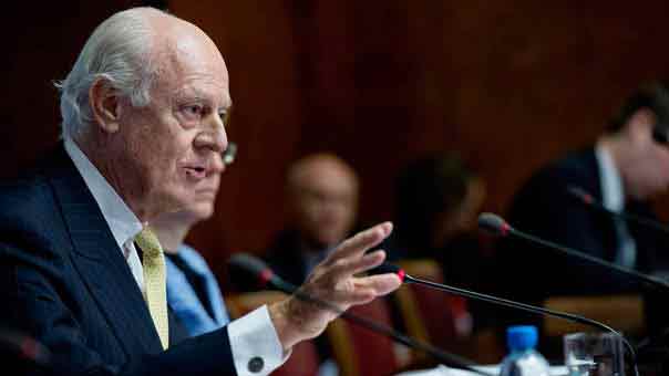 ديمستورا: &rsquo;النصرة&rsquo; و&rsquo;داعش&rsquo; هما التنظيمان الإرهابيان في سوريا ويخربان وقف إطلاق النار