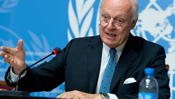 &rsquo;جنيف 4&rsquo; انطلق.. ودي ميستورا لا حل عسكريًا للازمة في سوريا والحل الوحيد هو السياسي