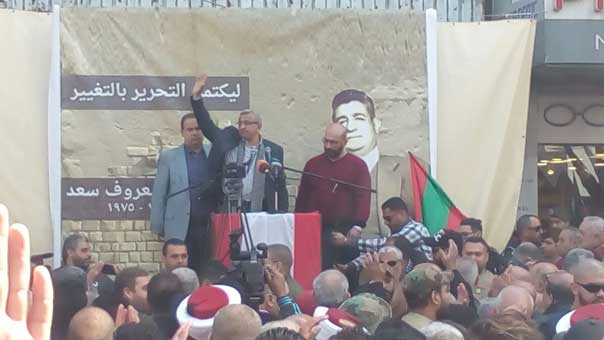 سعد في ذكرى استشهاد معروف سعد: متمسكون بخيار المقاومة وبالقانون النسبي لتمثيل الجميع