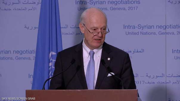 دي ميستورا: سنبحث 4 سلات ضمن المفاوضات..والمعارضة السورية تحاول تشكيل وفد موحد