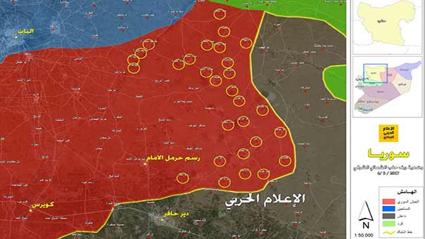 الجيش السوري يستعيد مطار تدمر العسكري بحمص و33 قرية في ريف حلب