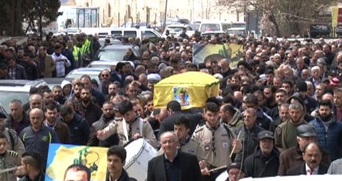 تشييع فقيد الجهاد كمال اللقيس في بعلبك