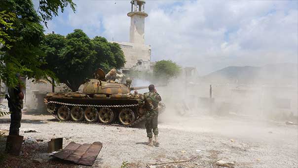 الجيش السوري يبسط سيطرته على شمال حي جوبر شرق دمشق ويوقع قتلى وجرحى في صفوف &rsquo;النصرة&rsquo;