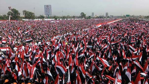 أبناء اليمن أحيوا الذكرى الثانية للصمود في ميدان السبعين.. الصمّاد: العدوان لن يحقق في الاقتصاد ما عجز عن تحقيقه في الميدان