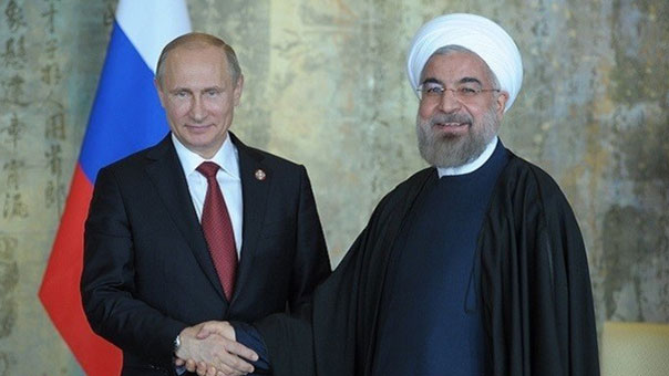 بوتين وروحاني يبحثان تطوير التعاون في المجال النووي بين موسكو وطهران 
