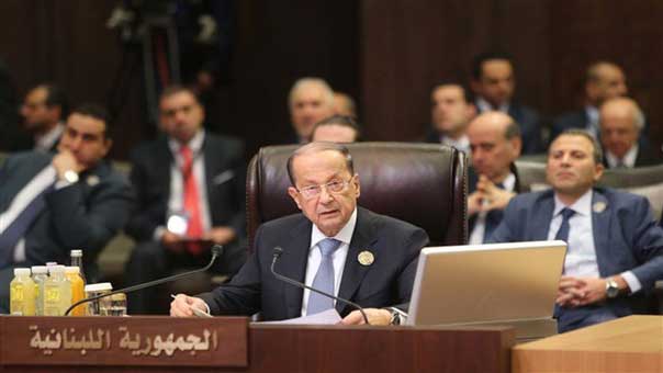 عون في القمة العربية: خطورة المرحلة تحتّم وقف الحرب وحذار أن نذهب جميعاً عمولة حل ليس بعيداً يفرض علينا