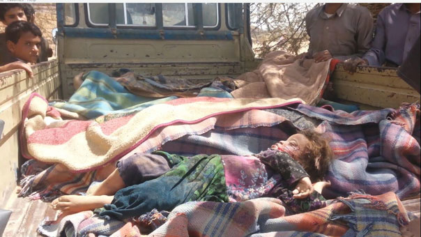 مجزرة مروعة يرتكبها العدوان السعودي في اليمن تسفر عن سقوط شهداء وجرحى