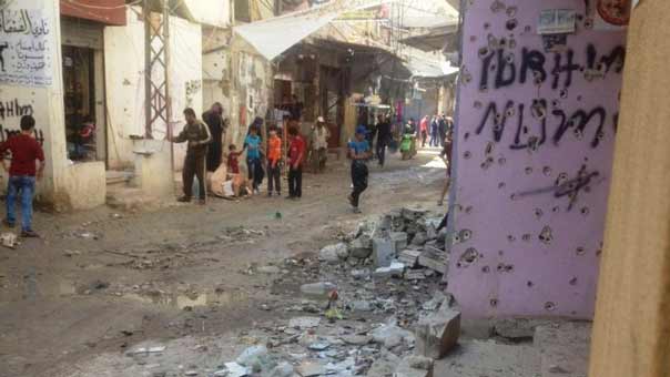 عين الحلوة تسدل الستار عن خسائر تفوق 5 ملايين دولار والسكان اما التعويض او التصعيد