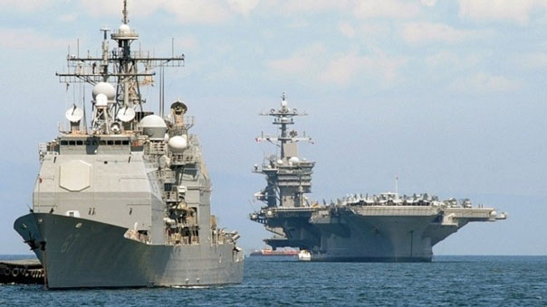 نائب الرئيس الأمريكي على حدود كوريا الشمالية و3 حاملات للطائرات الأمريكية إلى سواحل شبه الجزيرة