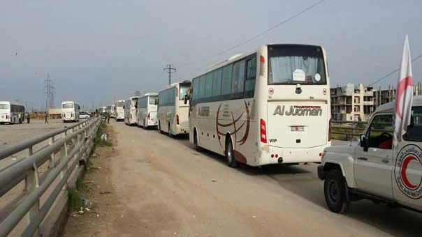 
استكمال اخر مرحلة لاتفاق البلدات الاربعة في سوريا