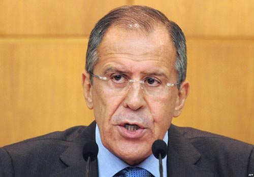  لافروف: المعلومات الكاذبة حول استخدام دمشق للسلاح الكيميائي في إدلب هدفه إزاحة الأسد