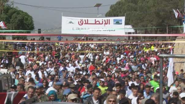 ’حدودنا منرسما بخطواتنا’ نشاط رياضي لاتحاد بلديات العرقوب برعاية العميد روكز