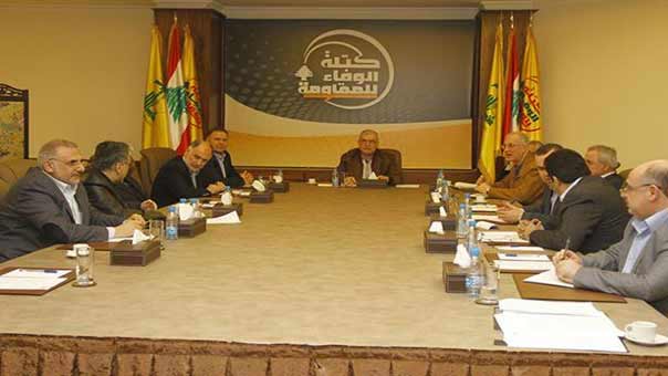 الوفاء للمقاومة : لبنان معني بالخروج من أزمته الخانقة عبر التوافق على قانون انتخاب جديد قبل فوات الآوان