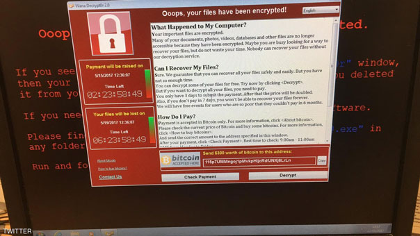 أكبر هجمة الكترونية عالمية في التاريخ تعطل انظمة صحية وشركات اتصالات.. مقابل فدية