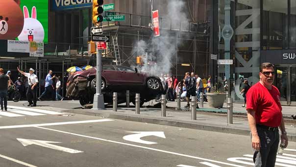 شرطة نيويورك: حادث الدهس في تايمز سكوير لا علاقة له بالإرهاب