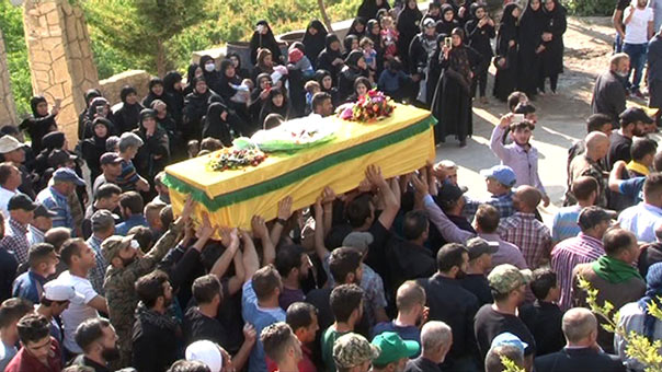 حزب الله وجمهور المقاومة شيّعوا الشهداء الفن وياغي وعباس في بعلبك