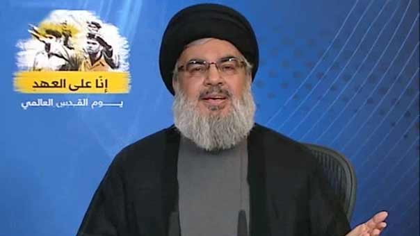 السيد نصرالله يتحدث في احتفال يوم القدس العالمي في 23 حزيران/يونيو 2017