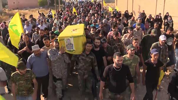حزب الله شيّع الشهيدين محمد يونس وأحمد عابدة الى مثواهما الأخير