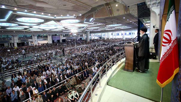 الإمام الخامنئي : الهجوم الصاروخي لحرس الثورة الإسلامية على الإرهابيين كان عملا عظيما