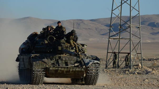 الجيش السوري يستعيد عدد من النقاط والتلال المشرفة على منطقة حميمة جنوب شرق تدمر