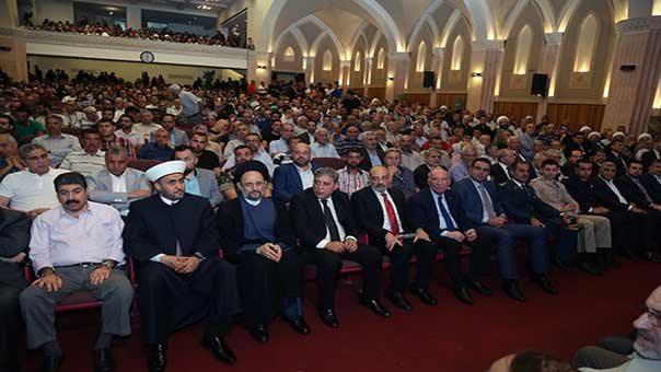 إحياء الذكرى السابعة لرحيل آية الله فضل الله والكلمات تشدد على دوره الفكري الريادي المقاوم