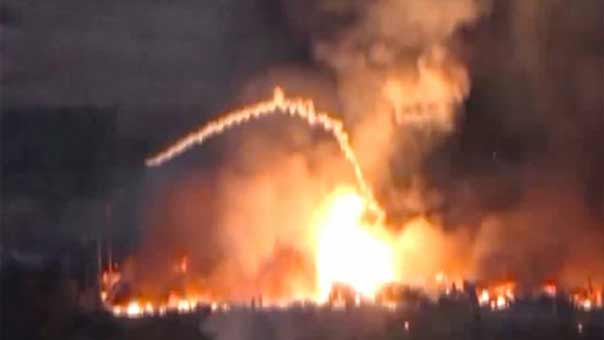 
تركيا: إصابة عشرة جنود أتراك إثر حريق في مستودع للذخيرة