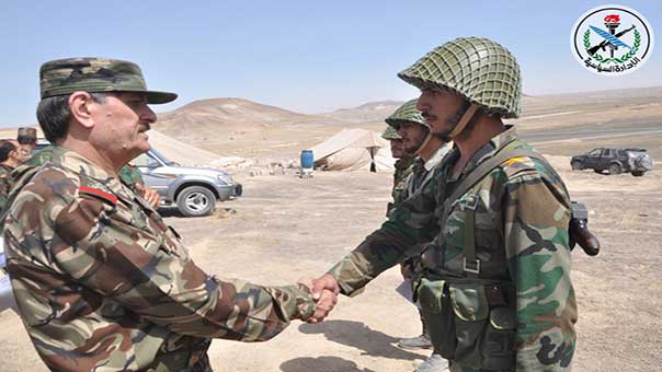 وزير الدفاع السوري تفقد ميدانياً القطعات العاملة في ريف دمشق الجنوبي الشرقي