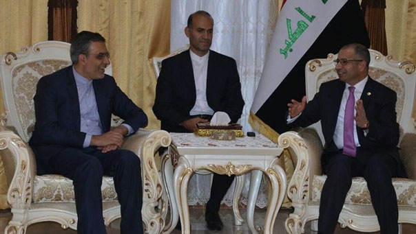 جابري أنصاري يلتقي رئيس البرلمان العراقي في بغداد