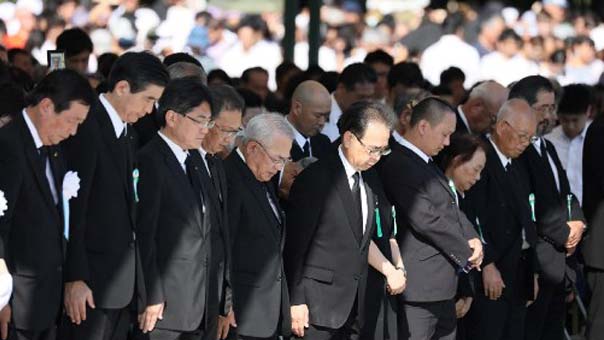 اليابان تحيي الذكرى ال72 لقصف هيروشيما بقنبلة ذرية