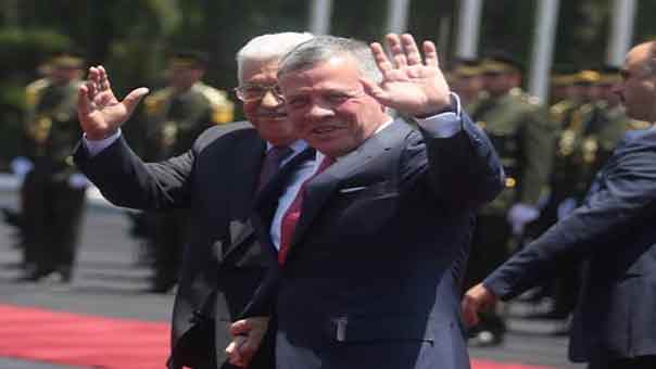 رفع الحصار الإسرائيلي عن رئيس السلطة يتصدر مباحثات الملك الأردني في رام الله