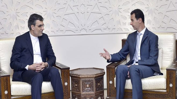 الرئيس الأسد لجابري أنصاري: المشروع الإرهابي سقط في سورية ولا عودة للوراء 
