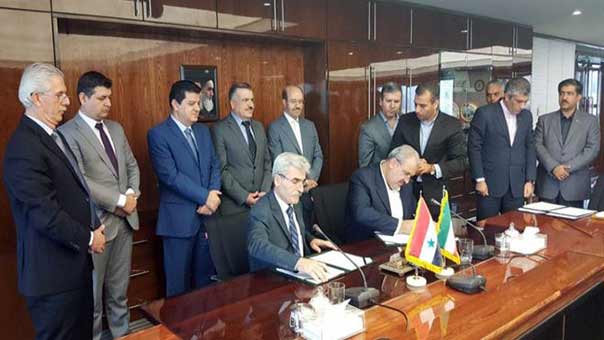 توقيع مذكرة تفاهم وعقدين في مجال التعاون الكهربائي بين طهران ودمشق