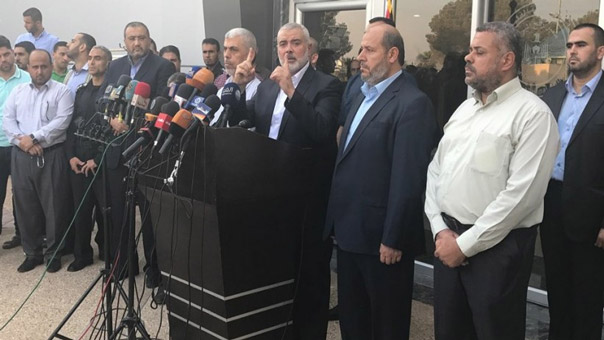 هنية: &ldquo;حماس&rdquo; اتخذت خطوات مهمة في ملف المصالحة تدل على المسؤولية الوطنية العالية
