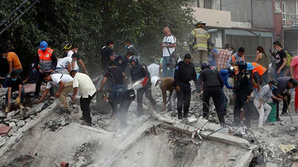 زلزال قوي يضرب المكسيك.. 262 قتيلاً وعشرات الجرحى