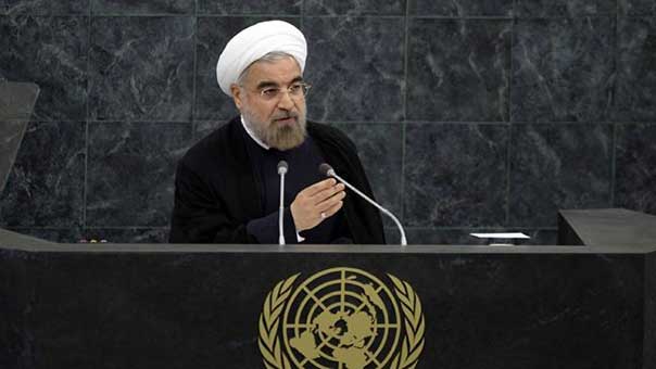 الرئيس الايراني من نيويورك: سنرد بشكل حازم على الذين يريدون الغاء الاتفاق النووي