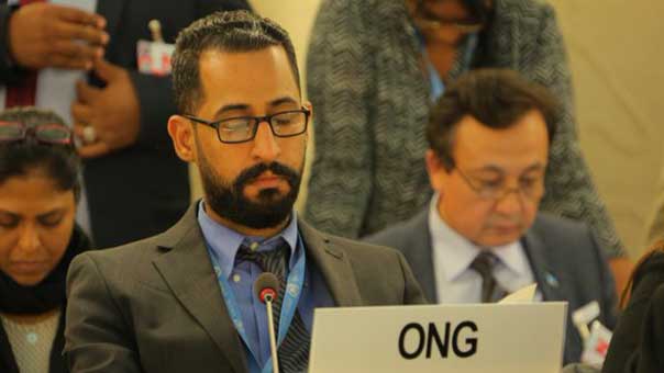 مجلس حقوق الإنسان يستمع بإسهاب الى تفصيل مظلومية البحرين الحقوقية من قبل منظمة ADHRB