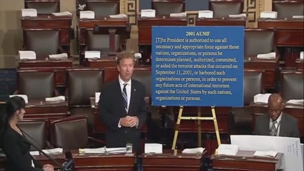 عضو مجلس الشيوخ الاميركي راند بول: أميركا تشارك السعودية في حربها على اليمن