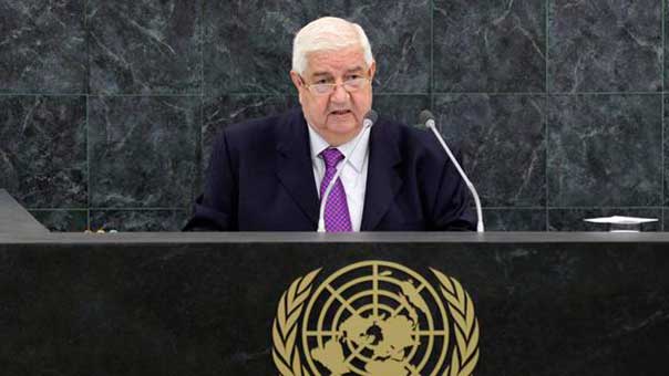 المعلم: سوريا مصممة أكثر مضى على اجتثاث الإرهاب من أراضيها