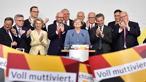 حزب أنجيلا ميركل يفوز في الانتخابات التشريعية الألمانية