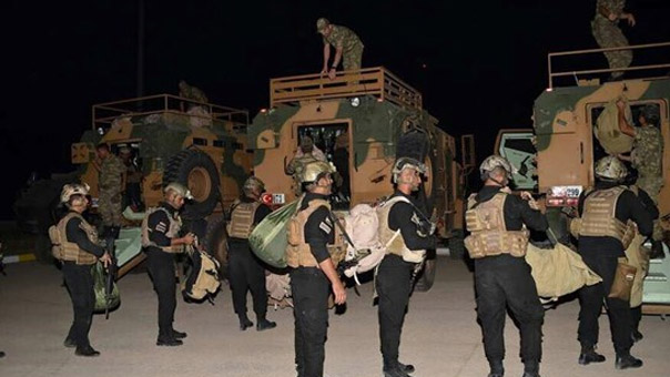 مناورات عسكرية عراقية تركية على الحدود بين البلدين