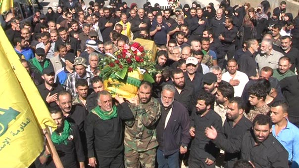 حزب الله وجمهور المقاومة شيعوا الشهيد أحمد علي فخر الدين بموكب مهيب